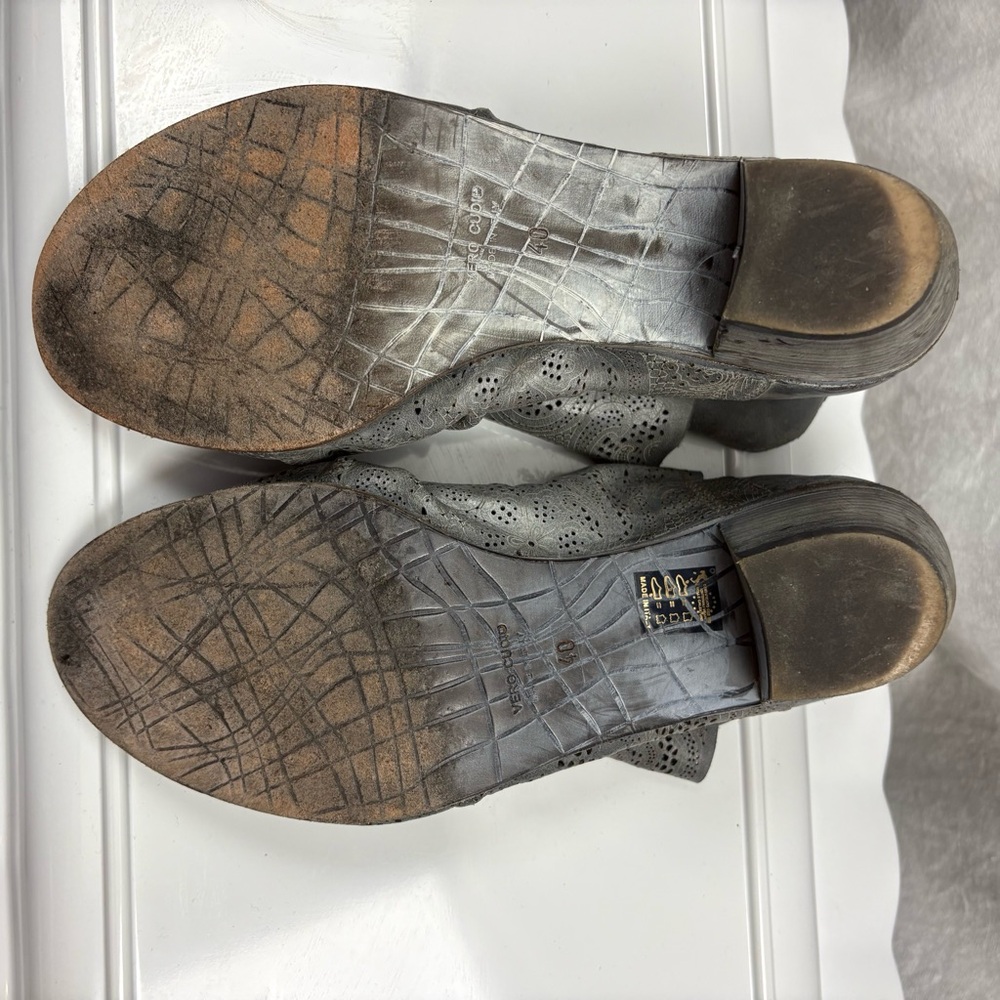 Juice Shoes Open Toe Block Heel Bootie 40 - Picture 8 of 11